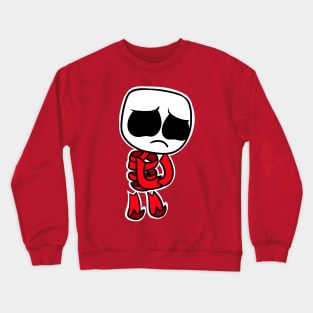 the sad red ribbon Crewneck Sweatshirt